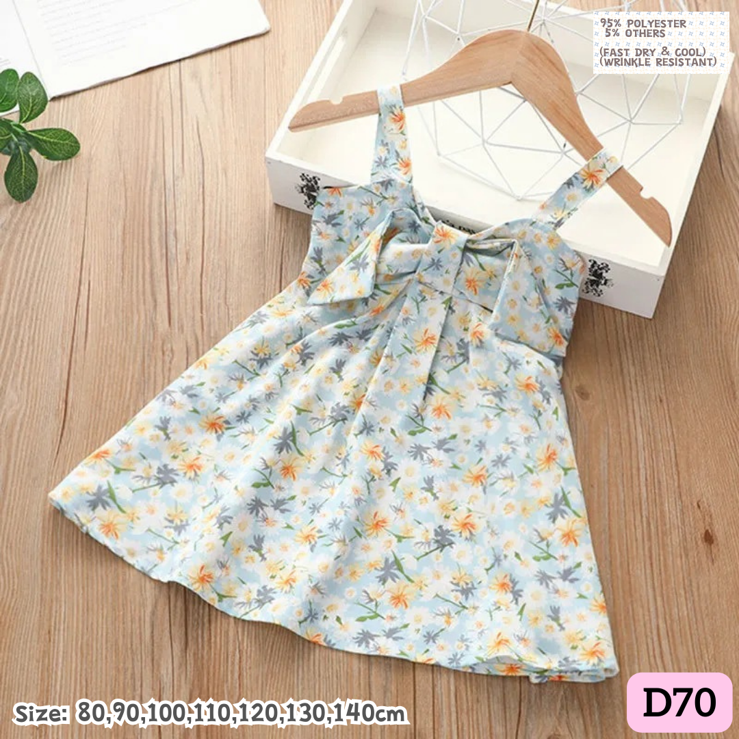 [1-8y] Casual 1-Piece Dress [1] [x100 pattern👕]