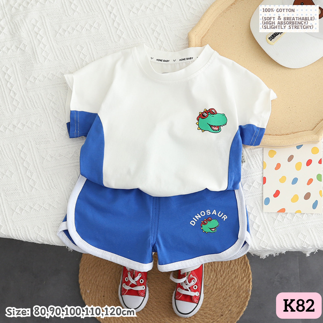 [1-6y] Casual Outings set  [1] [x100 pattern👕]