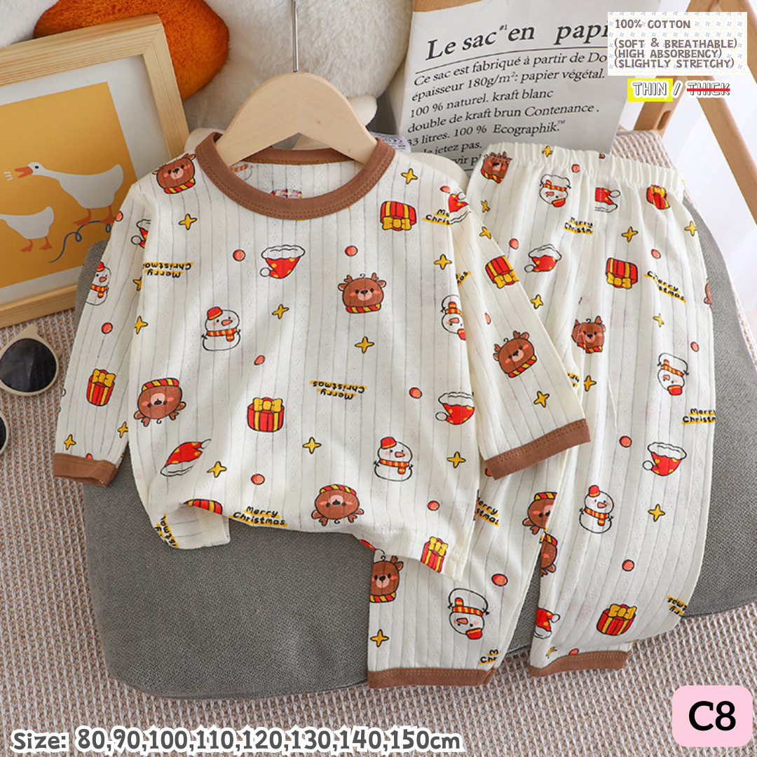 [1-10y] 100% Cotton Pajamas [x51 pattern👕]