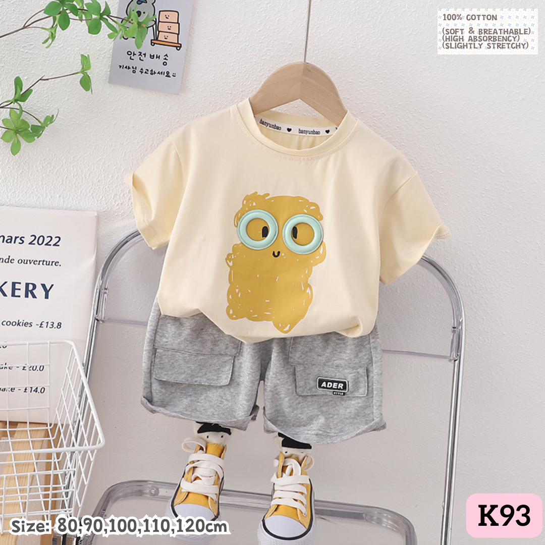 [1-6y] Casual Outings set  [1] [x100 pattern👕]