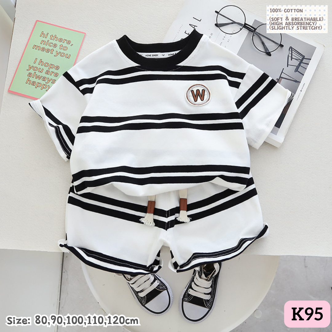 [1-6y] Casual Outings set  [1] [x100 pattern👕]