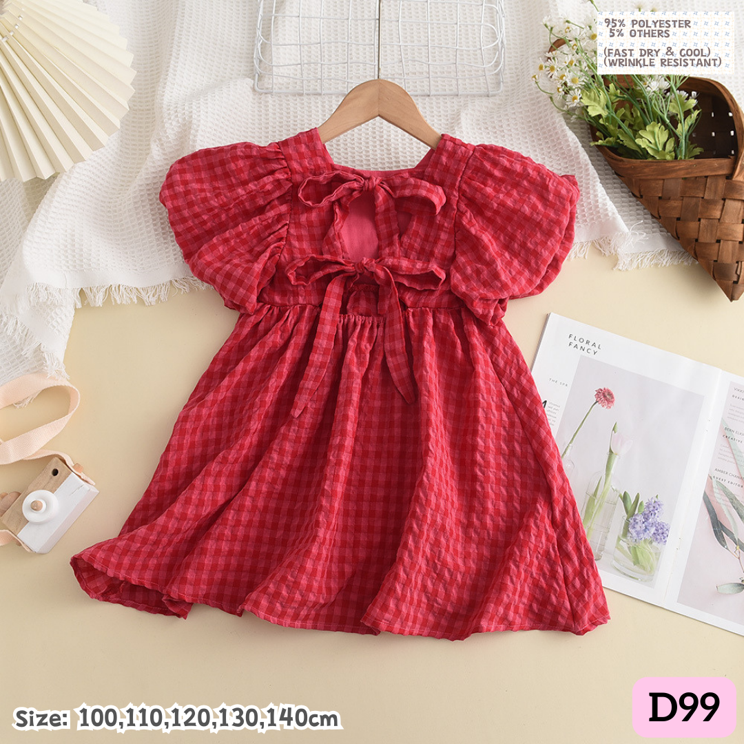 [1-8y] Casual 1-Piece Dress [1] [x100 pattern👕]