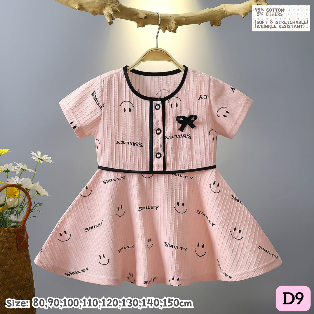 [1-8y] Casual 1-Piece Dress [1] [x100 pattern👕]