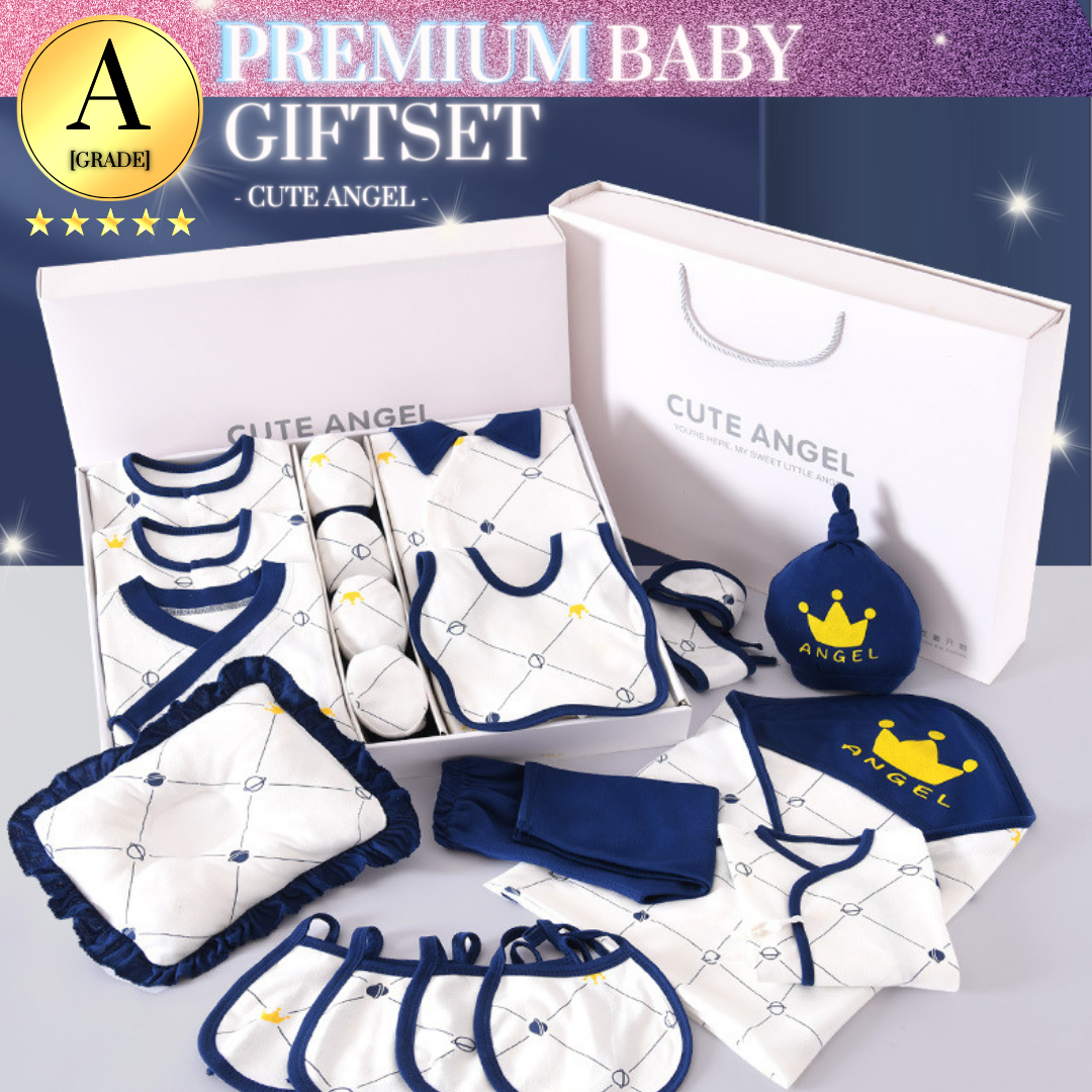 [Pre-order] 🎠Little Prince/Princess_Baby Cotton Clothes Giftset_CuteAngel_19-25ps